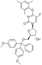 5'-O-(DIMETHOXYTRITYL)-5-FLUORO-O4-(2,4,6-TRIMETHYLPHENYL)-2'-DEOXYURIDINE CAS#: 141120-64-1