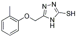 5-O-TOLYLOXYMETHYL-4H-[1,2,4]TRIAZOLE-3-THIOL CAS#: 143540-95-8