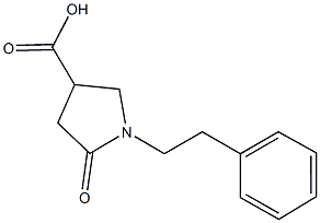 5-OXO-1-(2-PHENYLETHYL)PYRROLIDINE-3-CARBOXYLIC ACID CAS#: 30380-70-2