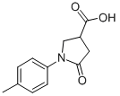 5-OXO-1-P-TOLYL-PYRROLIDINE-3-CARBOXYLIC ACID CAS#: 133747-57-6