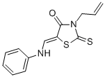 5-[(PHENYLAMINO)METHYLENE]-3-(2-PROPENYL)-2-THIOXO-4-THIAZOLIDINONE CAS#: 41523-26-6