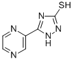 5-(Pyrazin-2-yl)-1H-1,2,4-triazole-3-thiol CAS#: 3458-03-5