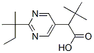 5-Pyrimidineacetic acid, -alpha--(1,1-dimethylethyl)-2-(1,1-dimethylpropyl)- (9CI) CAS#: 122936-31-6