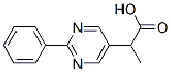 5-Pyrimidineacetic acid, -alpha--methyl-2-phenyl- (9CI) CAS#: 122377-62-2