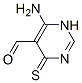 5-Pyrimidinecarboxaldehyde, 6-amino-1,4-dihydro-4-thioxo- (9CI) CAS#: 155087-62-0