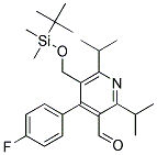 5-TERT-BUTYLDIMETHYLSILYLOXYMETHYL-2,6-DIISOPROPYL-4-(4-FLUOROPHENYL)-PYRIDINE-3-CARBOXALDEHYDE CAS#: 124863-83-8