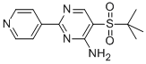 5-(TERT-BUTYLSULFONYL)-2-(4-PYRIDYL)PYRIMIDIN-4-AMINE CAS#: 175202-18-3