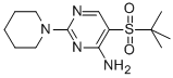 5-(TERT-BUTYLSULFONYL)-2-PIPERIDINOPYRIMIDIN-4-AMINE CAS#: 175202-16-1