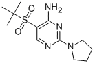 5-(TERT-BUTYLSULFONYL)-2-TETRAHYDRO-1H-PYRROL-1-YLPYRIMIDIN-4-AMINE CAS#: 175202-10-5