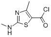 5-Thiazolecarbonylchloride,4-methyl-2-(methylamino)-(9CI) CAS#: 162651-13-0
