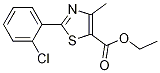 5-Thiazolecarboxylic acid, 2-(2-chlorophenyl)-4-methyl-, ethyl ester CAS#: 338982-17-5
