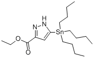 5-Tributylstannyl-1H-pyrazole-3-carboxylic acid ethyl ester CAS#: 141998-85-8