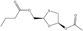 5-acetoxy-2-(R,S)butyryloxymethyl-1,3-oxathiolane CAS#: 143446-73-5