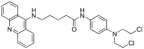 5-(acridin-9-ylamino)-N-[4-[bis(2-chloroethyl)amino]phenyl]pentanamide CAS#: 125173-77-5