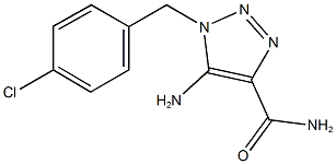 5-amino-1-(4-chlorobenzyl)-1H-1,2,3-triazole-4-carboxamide CAS#: 132269-38-6