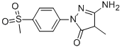 5-amino-2,4-dihydro-4-methyl-2-[4-(methylsulphonyl)phenyl]-3H-pyrazol-3-one CAS#: 31522-06-2