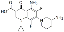 5-amino-7-(3-amino-1-piperidyl)-1-cyclopropyl-6,8-difluoro-4-oxo-quino line-3-carboxylic acid CAS#: 127294-71-7