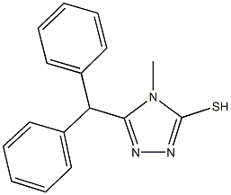 5-benzhydryl-4-Methyl-4H-1,2,4-triazole-3-thiol CAS#: 346638-17-3