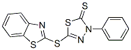 5-(benzothiazol-2-ylthio)-3-phenyl-1,3,4-thiadiazole-2(3H)-thione CAS#: 37525-44-3