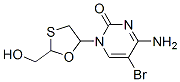 5-bromo-1-(2-(hydroxymethyl)-1,3-oxathiolan-5-yl)cytosine CAS#: 137530-43-9