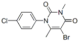 5-bromo-1-(4-chlorophenyl)-3,6-dimethyl-pyrimidine-2,4-dione CAS#: 32000-80-9