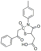 5-carboxymethyl-3-p-tolylthiazolidine-2,4-dione-2-acetophenone CAS#: 38048-62-3