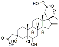 5-chloro-16-methylene-3,6,17-trihydroxypregnan-20-one-3,17-diacetate CAS#: 118201-17-5