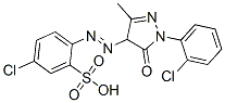 5-chloro-2-[[1-(2-chlorophenyl)-4,5-dihydro-3-methyl-5-oxo-1H-pyrazol-4-yl]azo]benzenesulphonic acid CAS#: 36705-33-6