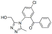 5-chloro-2-[3-(hydroxymethyl)-5-methyl-4H-1,2,4-triazol-4-yl]benzophenone CAS#: 38150-27-5