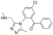 5-chloro-2-(3-methyl-5-((methylamino)methyl)-4H-1,2,4-triazole-4-yl)benzophenone CAS#: 38150-32-2