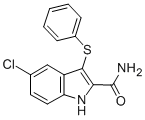 5-chloro-3-phenylthioindole-2-carboxamide CAS#: 148473-16-9