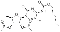 5`-deoxy-5-fluore-N-[(pentoyloxy)carbonyl]cytidine 2`,3`-diacetate CAS#: 162204-20-8