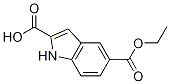 5-(ethoxycarbonyl)-1H-indole-2-carboxylic acid CAS#: 129655-38-5