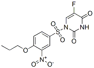 5-fluoro-1-(3-nitro-4-propoxy-phenyl)sulfonyl-pyrimidine-2,4-dione CAS#: 128887-35-4
