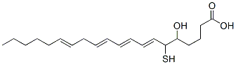 5-hydroxy-6-mercapto-7,9,11,14-eicosatetraenoic acid CAS#: 125467-37-0