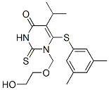 5-isopropyl-1-((hydroxyethoxy)methyl)-6-(3,5-dimethylphenythio)-2-thiouracil CAS#: 137897-89-3