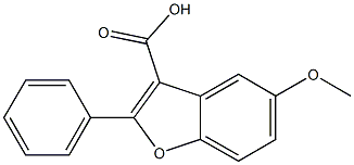 5-methoxy-2-phenyl-1-benzofuran-3-carboxylic acid CAS#: 300674-03-7