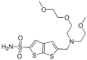 5-(((methoxyethyl)((methoxyethoxy)ethyl)amino)methyl)thieno(2,3-b)thiophene-2-sulfonamide CAS#: 128620-92-8