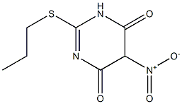 5-nitro-2-(propylthio)pyriMdine-4,6-diol CAS#: 145783-13-7