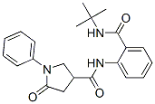 5-oxo-1-phenyl-N-[2-(tert-butylcarbamoyl)phenyl]pyrrolidine-3-carboxam ide CAS#: 39630-07-4