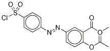 5-[[p-(Chlorosulfonyl)phenyl]azo]salicylic Acid Methyl Ester Acetate CAS#: 34265-47-9