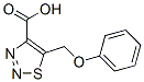 5-(phenoxymethyl)thiadiazole-4-carboxylic acid CAS#: 4609-51-2
