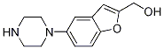 (5-(piperazin-1-yl)benzofuran-2-yl)Methanol CAS#: 163521-15-1