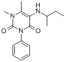 5-(sec-Butylamino)-1,6-dimethyl-3-phenylpyrimidine-2,4(1H,3H)-dione CAS#: 32150-70-2