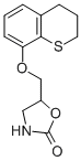 5-(thiochroman-8-yloxymethyl)oxazolidin-2-one CAS#: 153804-44-5