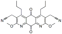 5,10-Dihydro-2,8-dimethoxy-5,10-dioxo-4,6-dipropylpyrido[3,2-g]quinoline-3,7-diacetonitrile CAS#: 119623-75-5
