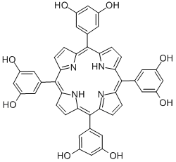 5,10,15,20-TETRAKIS(3,5-DIHYDROXYPHENYL)-21H,23H-PORPHINE CAS#: 145764-54-1