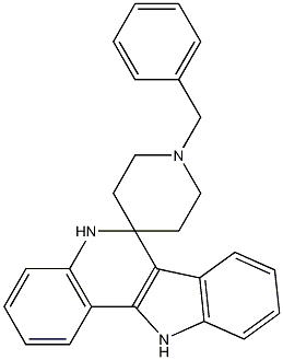 5,11-Dihydro-1'-(phenylmethyl)-spiro[6H-indolo[3,2-c]quinoline-6,4'-piperidine] CAS#: 133890-75-2
