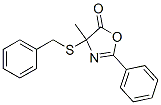5(4H)-Oxazolone,  4-methyl-2-phenyl-4-[(phenylmethyl)thio]- CAS#: 36648-47-2