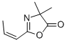 5(4H)-Oxazolone,4,4-dimethyl-2-(1-propenyl)-(9CI) CAS#: 125376-15-0